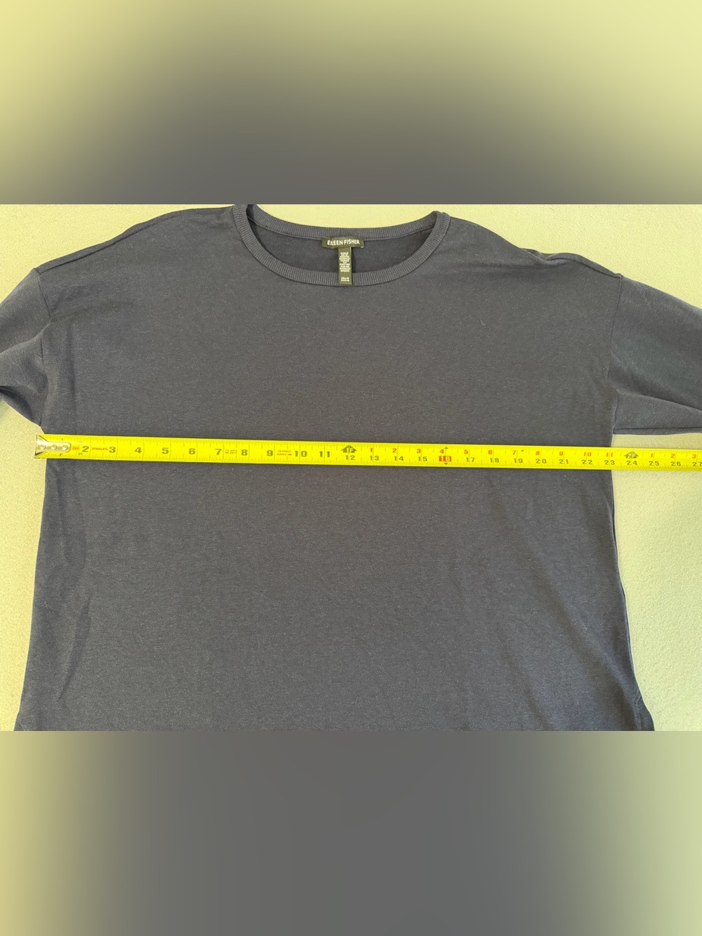 Eileen Fisher Sweater Pullover Medium Women’s Oversized Navy Blue Long Sleeve - Picture 9 of 9